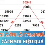 Hướng dẫn cách soi cầu lô tam giác hiệu quả